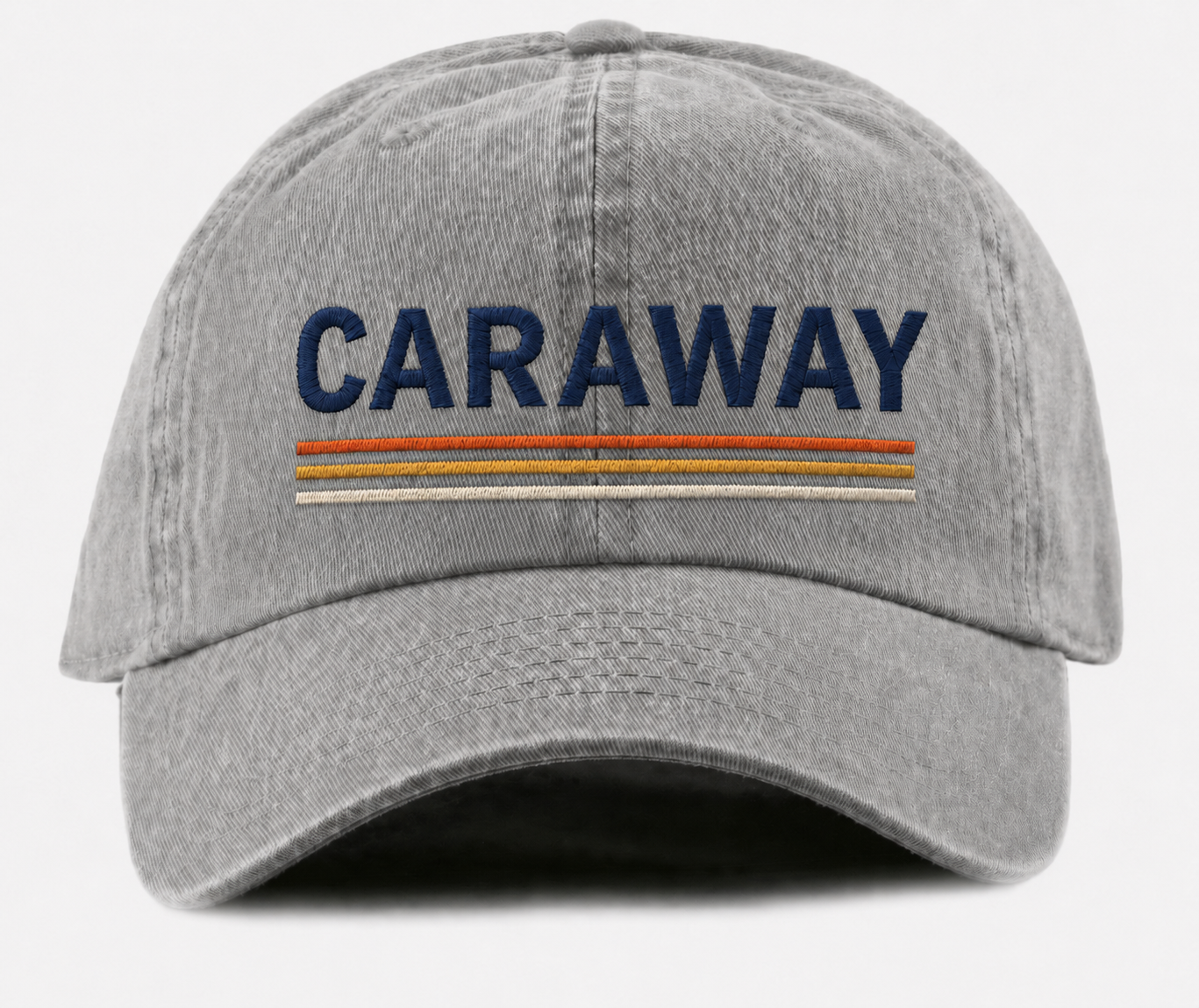 PRE ORDER Caraway Stonewash Grey Baseball Cap