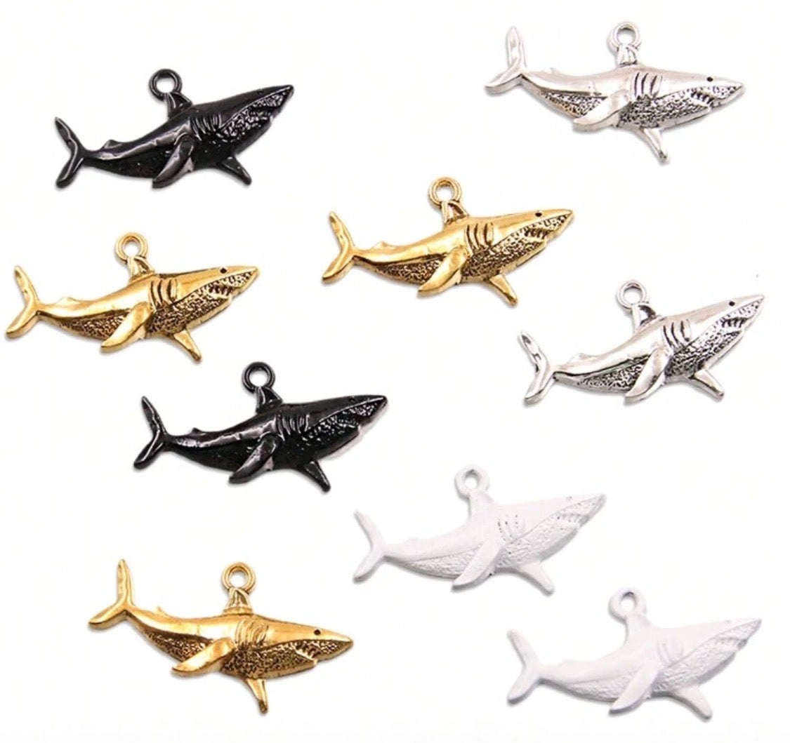 Shark Ribbon Holder Charm