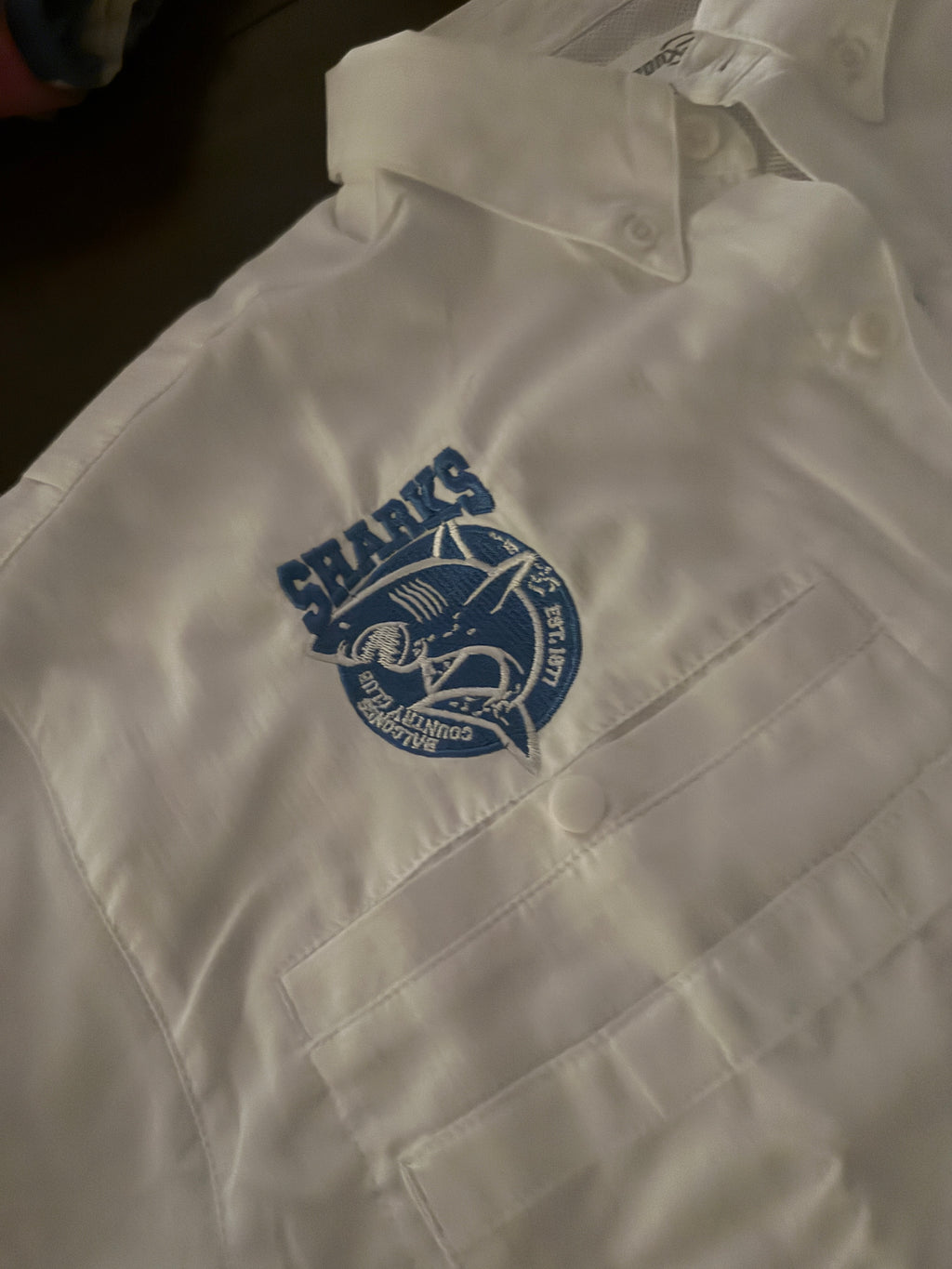 Sharks Short Sleeve Fishing Shirt - Multiple Colors