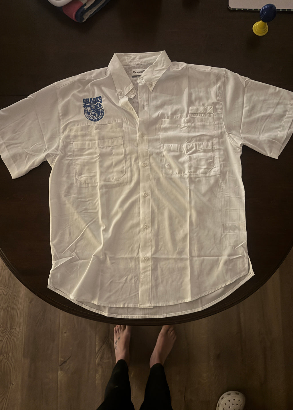 Sharks Short Sleeve Fishing Shirt - Multiple Colors