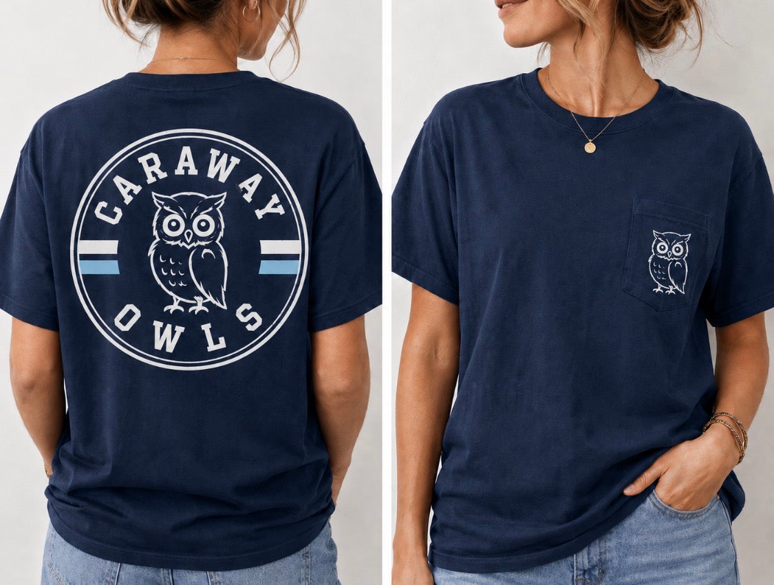 PRE-ORDER:  Classic Caraway pocket t-shirt adult