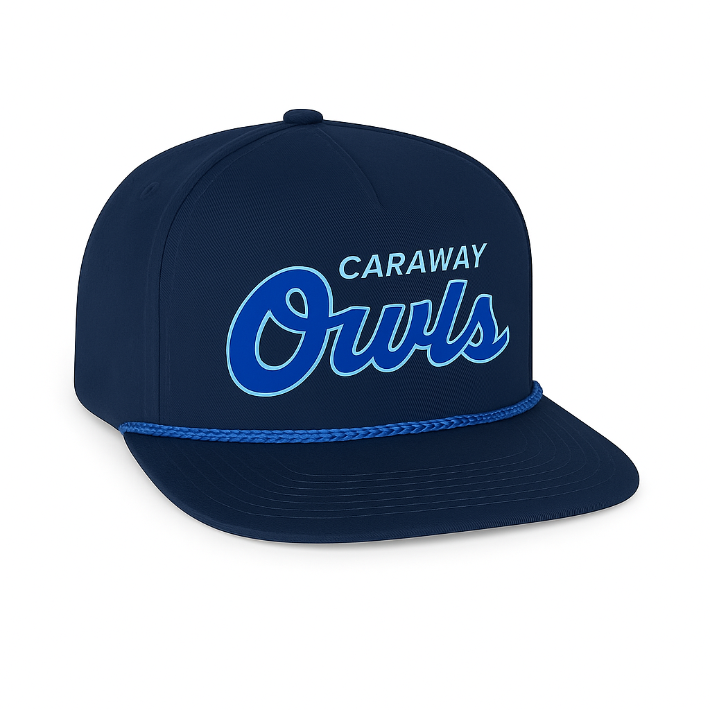 Navy Owls Rope Hat
