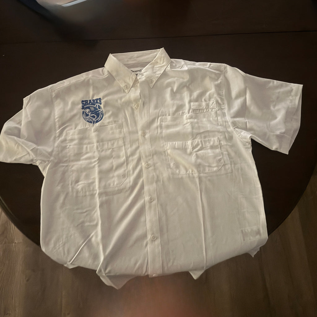Sharks Short Sleeve Fishing Shirt - Multiple Colors